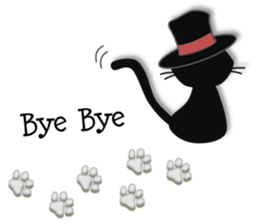 kacco's Black Cat sticker #13205545