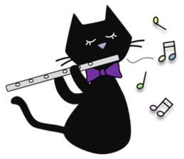 kacco's Black Cat sticker #13205548