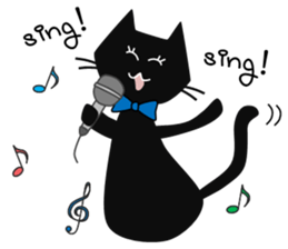 kacco's Black Cat sticker #13205549