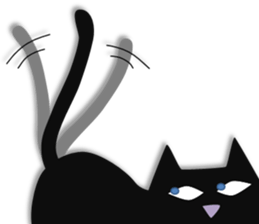 kacco's Black Cat sticker #13205551
