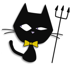 kacco's Black Cat sticker #13205552