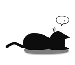 kacco's Black Cat sticker #13205553