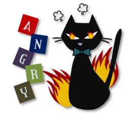 kacco's Black Cat sticker #13205556