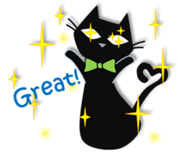 kacco's Black Cat sticker #13205561