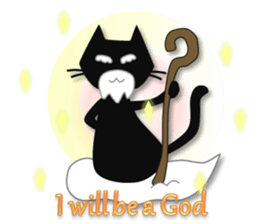 kacco's Black Cat sticker #13205564