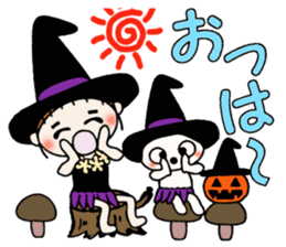 Hawaiian Girl ocyame of autumn 1 sticker #13205783