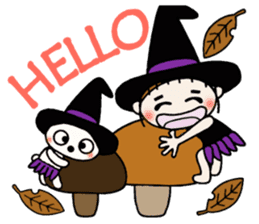 Hawaiian Girl ocyame of autumn 1 sticker #13205787