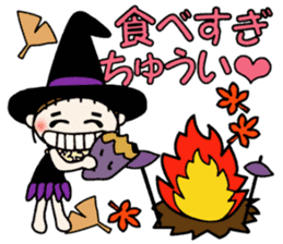 Hawaiian Girl ocyame of autumn 1 sticker #13205807