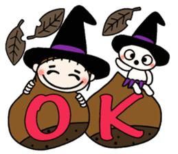 Hawaiian Girl ocyame of autumn 1 sticker #13205811