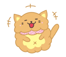 Cup Cat & Cake Cat sticker #13206872