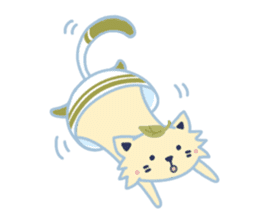 Cup Cat & Cake Cat sticker #13206873