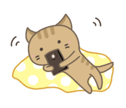 Cup Cat & Cake Cat sticker #13206875