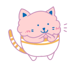 Cup Cat & Cake Cat sticker #13206881