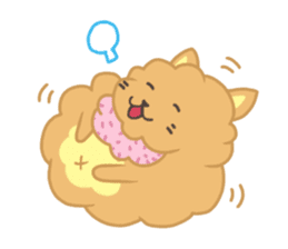 Cup Cat & Cake Cat sticker #13206884