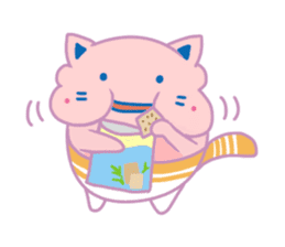 Cup Cat & Cake Cat sticker #13206889