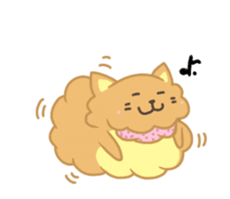 Cup Cat & Cake Cat sticker #13206891