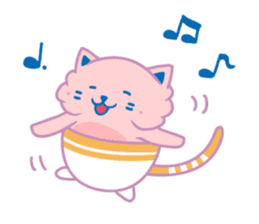 Cup Cat & Cake Cat sticker #13206893