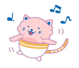 Cup Cat & Cake Cat sticker #13206893