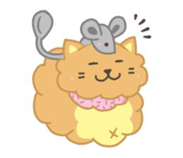 Cup Cat & Cake Cat sticker #13206899