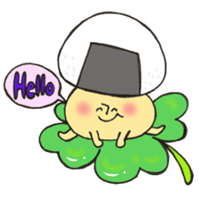English version Mr. rice-ball mushroom3. sticker #13207063