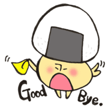 English version Mr. rice-ball mushroom3. sticker #13207065