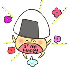 English version Mr. rice-ball mushroom3. sticker #13207070
