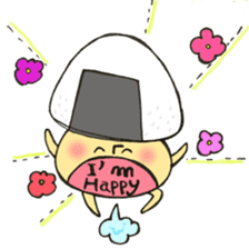 English version Mr. rice-ball mushroom3. sticker #13207070