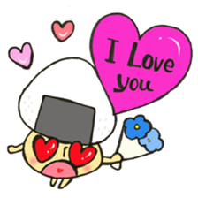 English version Mr. rice-ball mushroom3. sticker #13207072