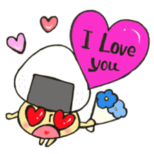 English version Mr. rice-ball mushroom3. sticker #13207072