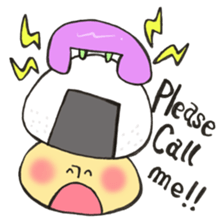 English version Mr. rice-ball mushroom3. sticker #13207075