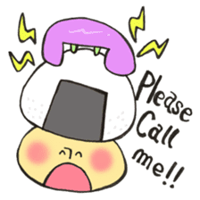 English version Mr. rice-ball mushroom3. sticker #13207075