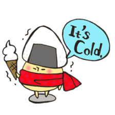 English version Mr. rice-ball mushroom3. sticker #13207076