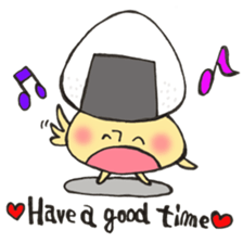 English version Mr. rice-ball mushroom3. sticker #13207079