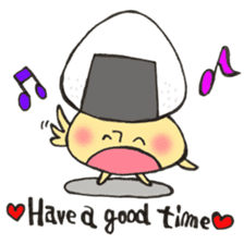 English version Mr. rice-ball mushroom3. sticker #13207079