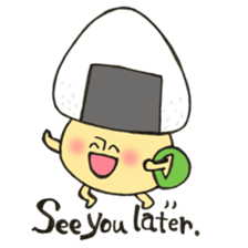 English version Mr. rice-ball mushroom3. sticker #13207080