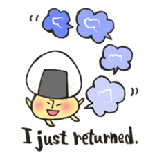 English version Mr. rice-ball mushroom3. sticker #13207082