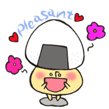 English version Mr. rice-ball mushroom3. sticker #13207085