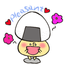 English version Mr. rice-ball mushroom3. sticker #13207085
