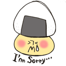 English version Mr. rice-ball mushroom3. sticker #13207086