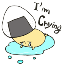 English version Mr. rice-ball mushroom3. sticker #13207088