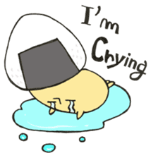 English version Mr. rice-ball mushroom3. sticker #13207088