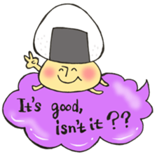 English version Mr. rice-ball mushroom3. sticker #13207092