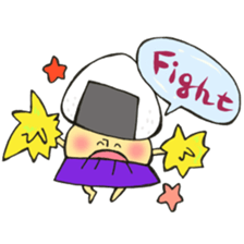 English version Mr. rice-ball mushroom3. sticker #13207093