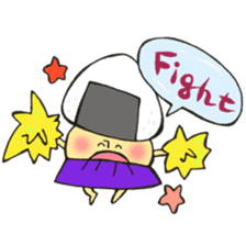 English version Mr. rice-ball mushroom3. sticker #13207093