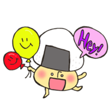 English version Mr. rice-ball mushroom3. sticker #13207094
