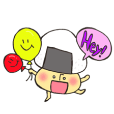 English version Mr. rice-ball mushroom3. sticker #13207094