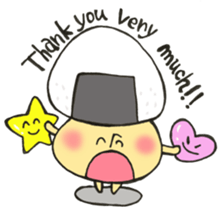 English version Mr. rice-ball mushroom3. sticker #13207098