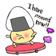 English version Mr. rice-ball mushroom3. sticker #13207100