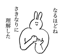 Rabbit's name is Saki sticker #13208999