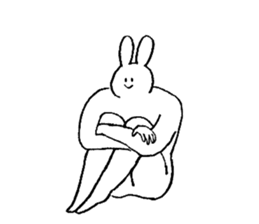 Rabbit's name is Saki sticker #13209009